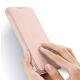 7. DUX DUCIS Skin X kabura etui pokrowiec z klapką Samsung Galaxy A42 5G różowy