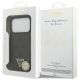 8. Etui Guess Leather 4G Triangle Strass MagSafe na iPhone 17 Pro - czarne