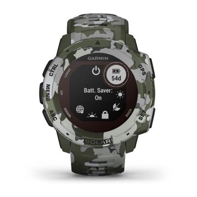 6. Zegarek Garmin Instinct Solar Camo Zielony (010-02293-06)