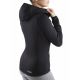 3. Bluza damska z kapturem Viking Jukon Hoodie Lady szybkoschnąca czarna (730/23/0900/09)