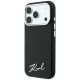 2. Etui Karl Lagerfeld Saffiano Small Script Metal Logo MagSafe na iPhone 17 Pro Max / 18 Pro Max - czarne