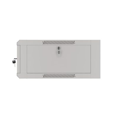11. LANBERG SZAFA WISZĄCA 19" 4U 570X600 SZYBKI MONTAŻ (SZARA, FLAT PACK) WFFA-5604-10S