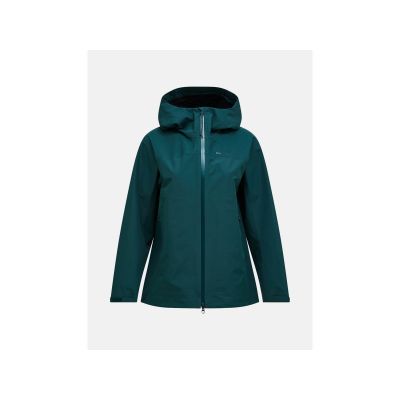 Kurtka damska PEAK PERFORMANCE W Treeline Hipe 2.5L Shell Jacket kolor zielony