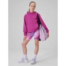 Legginsy kolarki sportowe dziewczęce 4F 4FJRSS26TFSTF139-90A