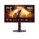 7. Monitor AOC Q25G4SR, 24,5 cali, IPS, Złącze QHD, 16:9, 300 Hz, 1 ms, 2560 x 1440 pikseli, 400 cd/m2, Ilość portów HDMI: 2, Czarny