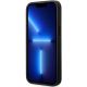 5. Etui BMW Leather Blue Dots na iPhone 14 Pro Max - czarne