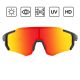 7. Okulary rowerowe Rockbros 10182 polaryzujące - czerwone