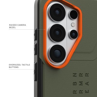 4. Urban Armor Gear Civilian pokrowiec na telefon komórkowy 17,5 cm (6.9") Pomarańczowy, Oliwkowy