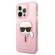 2. Etui Karl Lagerfeld Glitter Karl's Head na iPhone 13 Pro Max - różowe