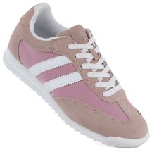 Skórzane półbuty sportowe damskie różowe McArthur MA258W