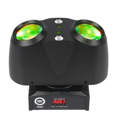 9. LIGHT4ME SID2 - Multiefekt świetlny LED 4w1 efekt beam/laser/stroboskop