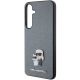 6. Etui Karl Lagerfeld Saffiano Karl&Choupette Metal Pin na Samsung Galaxy S24 - szare