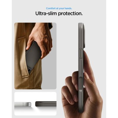 7. Etui Spigen Thin Fit MagSafe na iPhone 18 Pro / 17 Pro - czarne