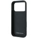 7. Etui BMW M Quadrille Kevlar Print Tricolor Lines & Metal Logo MagSafe na iPhone 18 Pro Max / 17 Pro Max - ciemnoszare