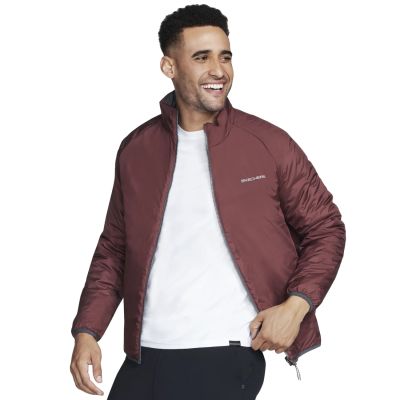 4. Skechers GO Shield Altitude Reversible Jacket JA139-BKCC Szare L