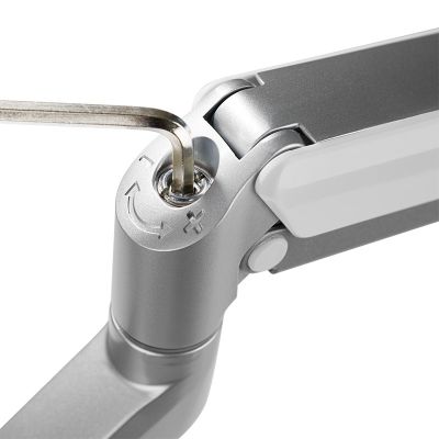 4. Uchwyt stołowy LogiLink BP0090 17''-32'' 21KG 3 Monitore Silver