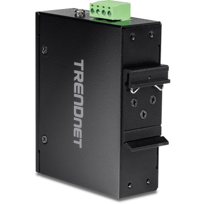 2. Brama przemysłowa TRENDnet TI-M12 - 100Mb LAN, RS-232, RS-485, Modbus, RS-442 - DC - Możliwość montażu na ścianie / szynie DIN - Zgodny z TAA