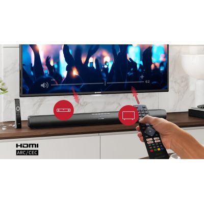 11. Sharp HT-SB100 moduł głośników Czarny 2.0 kan. 75 W