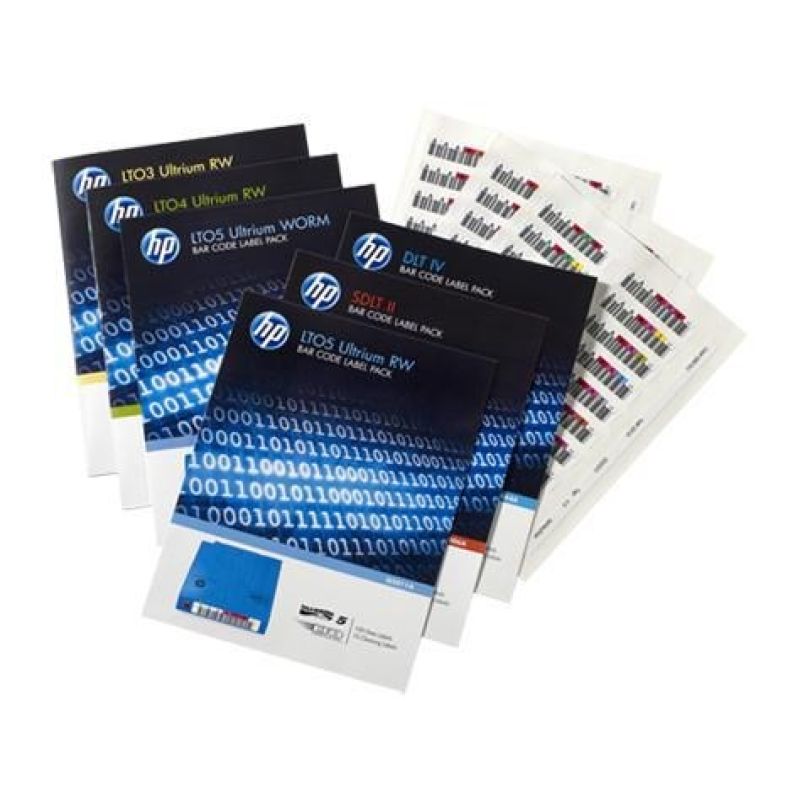2. HPE LTO-7 Ultrium RW Bar Code Label Pack 1,26 cm
