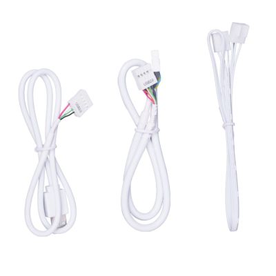 6. Lian Li EDGE HUB, 4x USB, 6x PWM - biały