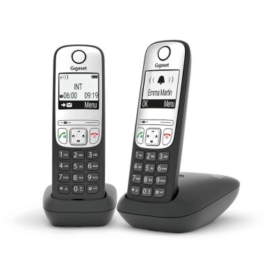 2. Telefon bezprzewodowy DECT Gigaset A690 Duo czarny