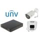 Zestaw do monitoringu KIT-NVR501-04B+IPC2128LE-ADF28KM-H+IPC3624LE-ADF28 2 kamery + rejestrator Uniview