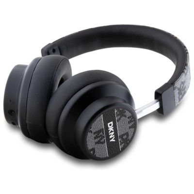 2. DKNY słuchawki nauszne Bluetooth          DKBHM2PCSHLK czarny/black Checkered Pattern