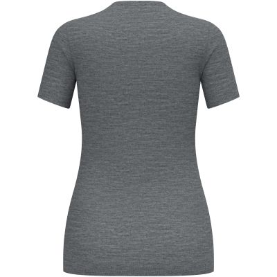 6. Koszulka damska Odlo MERINO 160 BL TOP crew neck s/s szara