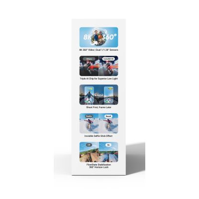 9. Kamera Insta360 X5 Standard Bundle