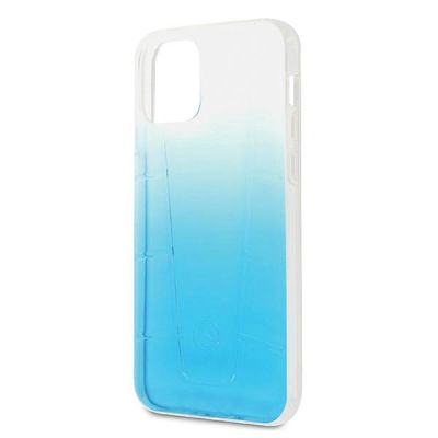5. Etui Mercedes Transparent Line na iPhone 12 / iPhone 12 Pro - niebieskie
