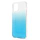 5. Etui Mercedes Transparent Line na iPhone 12 / iPhone 12 Pro - niebieskie