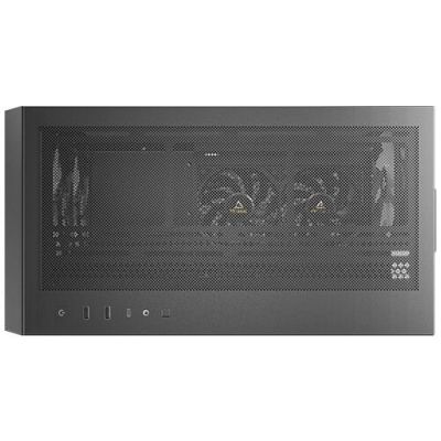 7. Antec FLUX REAR Midi Tower Czarny