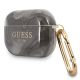 3. Etui Guess Marble Collection na AirPods Pro - szare
