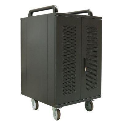 6. Avtek International Avtek Charging Cart 20 Przenośna szafa do zarządzania urządzeniami Czarny
