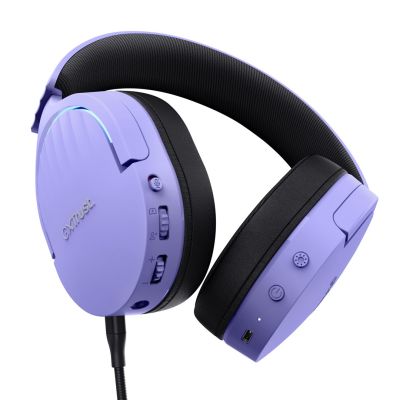 23. Słuchawki gamingowe Trust GXT 491P FAYZO WIRELESS Purple