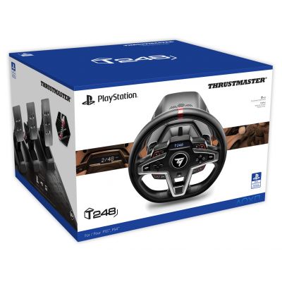 5. Thrustmaster T248 Czarny Kierownica + pedały PC, PlayStation 4, PlayStation 5