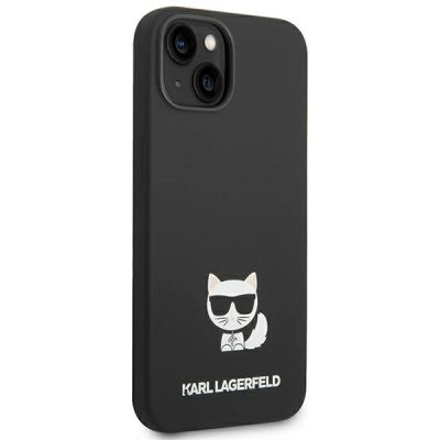 4. Etui Karl Lagerfeld Silicone Choupette Body na iPhone 14 Plus - czarne