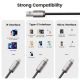 8. Kabel Tech-Protect UltraBoost 3w1 USB-A - Lightning / USB-C / micro USB 3.5A 1m - szary