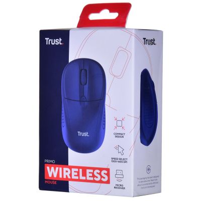 14. Mysz TRUST Primo Wireless Mouse matt dark blue