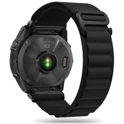 Pasek Tech-Protect Nylon Pro na Garmin Fenix 3 / 5X / 3HR / 5X Plus / 6X / 6X Pro / 7X - czarny