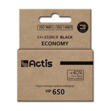 Actis KH-650BKR Tusz (zamiennik HP 650 CZ101AE; Standard; 15 ml; czarny)