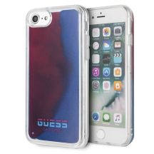 Etui Guess California Glow in the dark na iPhone 7 / 8 / SE 2020 - czerwone