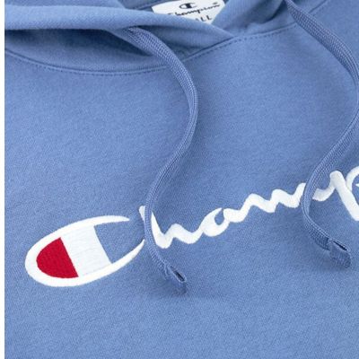 4. Bluza Champion Hooded niebieska W 117529 BS099