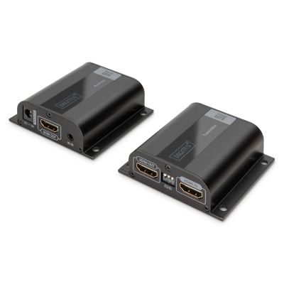 12. DIGITUS EXTENDER HDMI DO 50M CAT.6/7 UTP, 1080P 60HZ FHD, HDCP 1.2, IR, AUDIO(ZESTAW) DS-55100-1