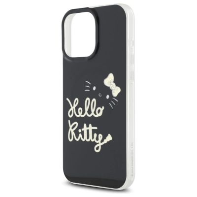 6. Etui Hello Kitty IML Golden Diva MagSafe na iPhone 16 Pro Max - czarne