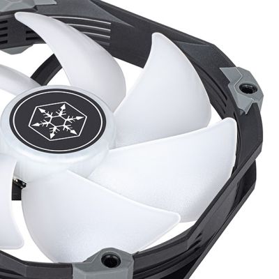 3. Silverstone SST-ARV140-ARGB system chłodzenia komputerów Procesor Chłodnica powietrza 14 cm Czarny, Szary 1 szt.