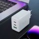 3. Acefast szybka ładowarka sieciowa GaN (2x USB-C / USB-A) PPS / PD / QC4+ 65W biała (A41)