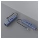 4. SAVIO AK-58 3-PORTOWY HUB USB-A Z ADAPTEREM RJ-45