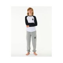 Koszulka chłopięca RIP CURL Wettie Icon Ls Tee -Boy biały
