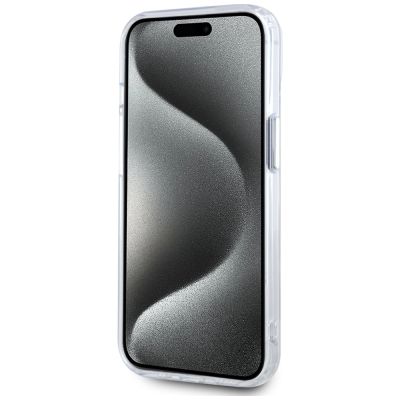 5. Etui Karl Lagerfeld IML Metal Karl Head MagSafe do iPhone 15 Plus biały